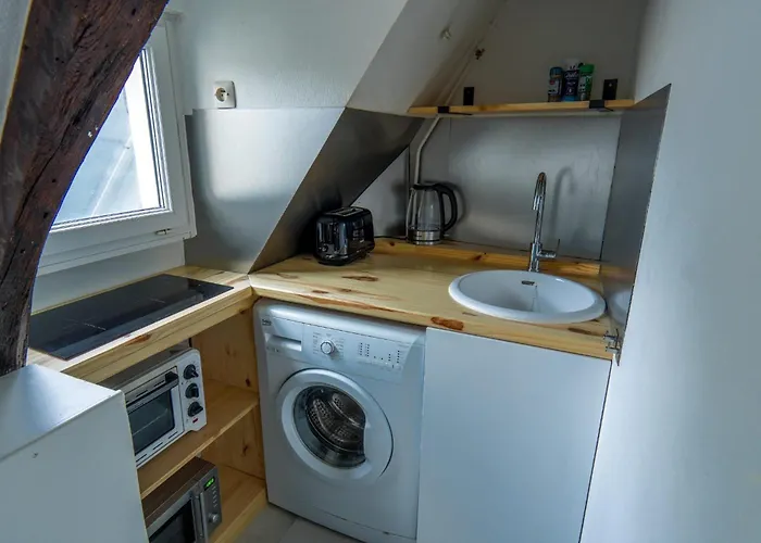 Apartamento Flat With Separate Bedroom - Concorde Elysée Madeleine Opéra